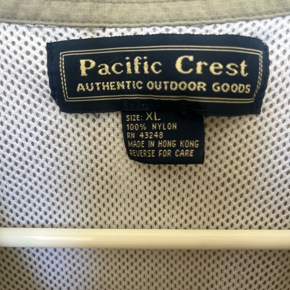 Men’s Nylon Outdoor Fishing Hunting Trek Green Shirt ADJ Sleeves PACIFIC CREST - Picture 6 of 11